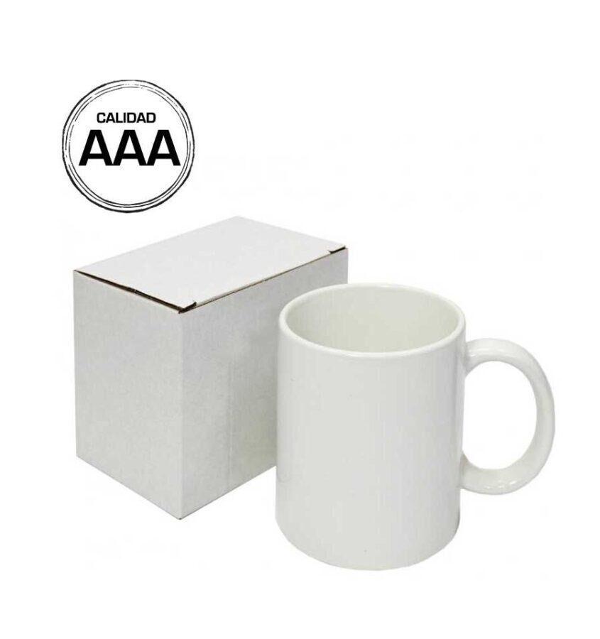 Custom mug 2 Taza personalizada de cerámica color blanco