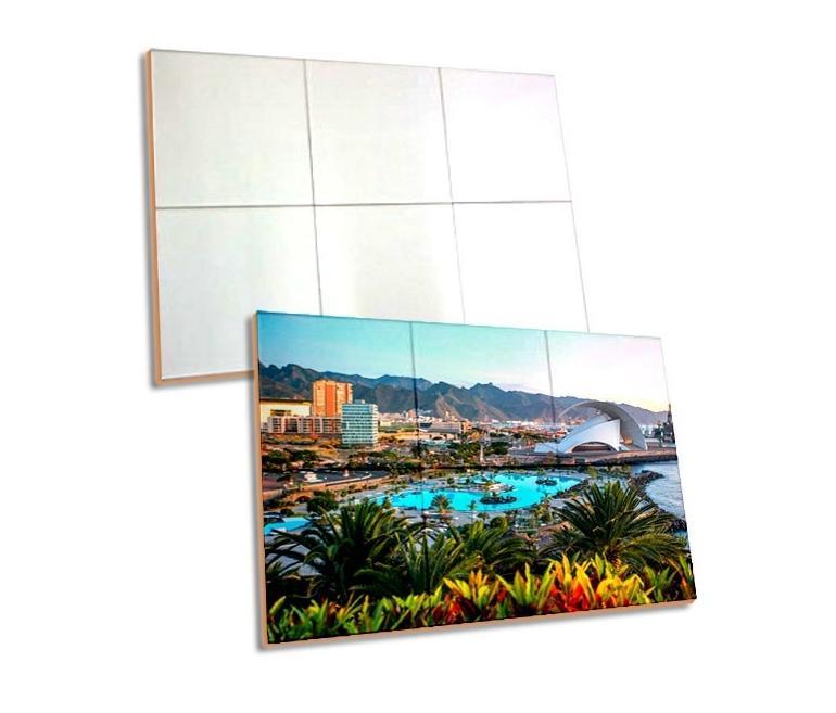 Personalisierte Keramikfliesen 1 Azulejos de cerámica blancos