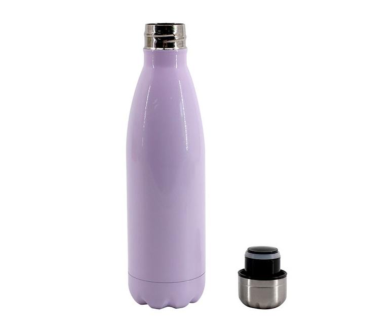 Custom water bottle 4 Botella de agua de color lila