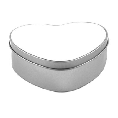 Caja metálica corazón