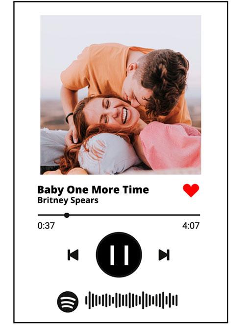 Llavero Spotify personalizado con código de canción -  -  Regalos originales y personalizados