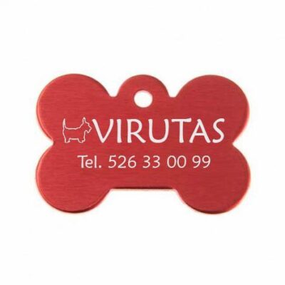 Chapa identificativa para perros