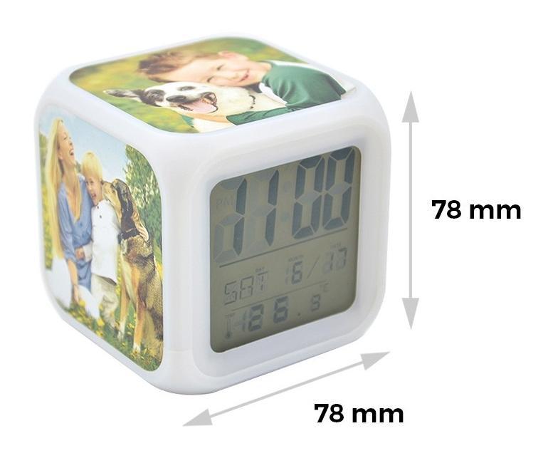 Reloj despertador de colores - D-talle Personalización