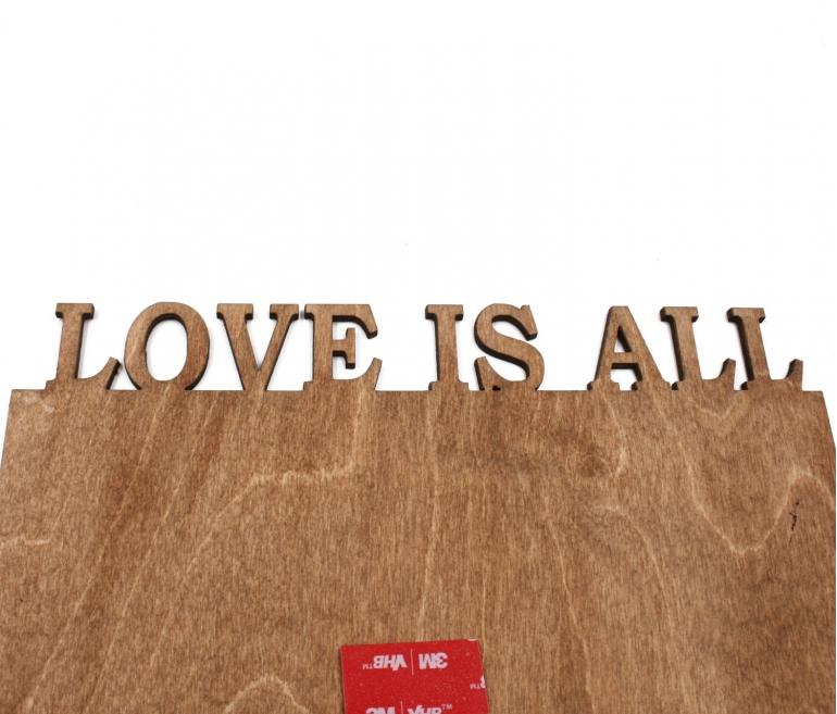 Custom LOVE wooden clock 5 Custom LOVE wooden clock - Image 5