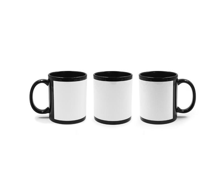 Taza negra personalizada 2 Taza negra personalizada