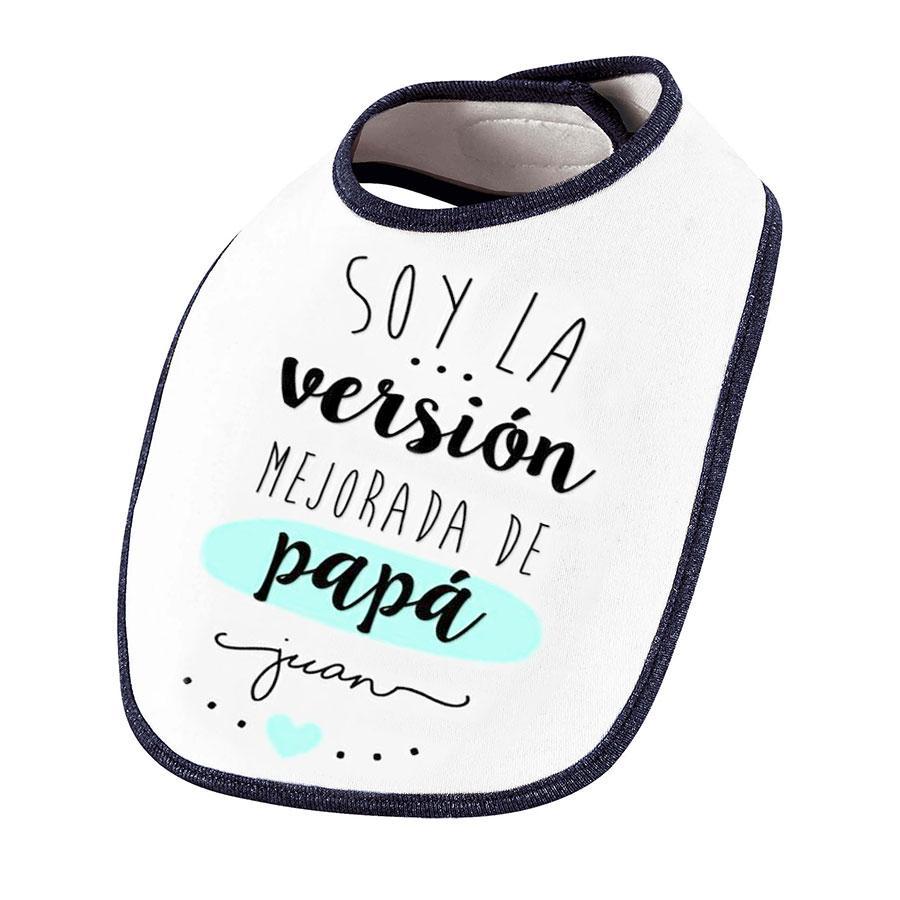 Babero personalizado 2 babero para bebés personalizado