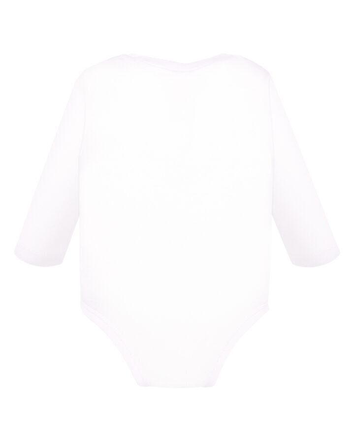 Body bebé de manga larga personalizado 3 body bebe personalizado blanco