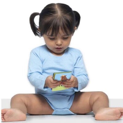 Body para bebe de manga larga personalizado