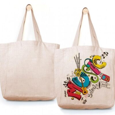 Startseite 100 Bolsa de lino personalizada