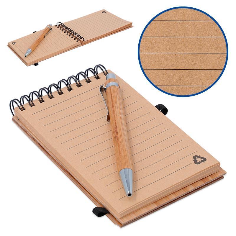 Llibreta de bambú personalitzada 4 libreta de bambú personalizada