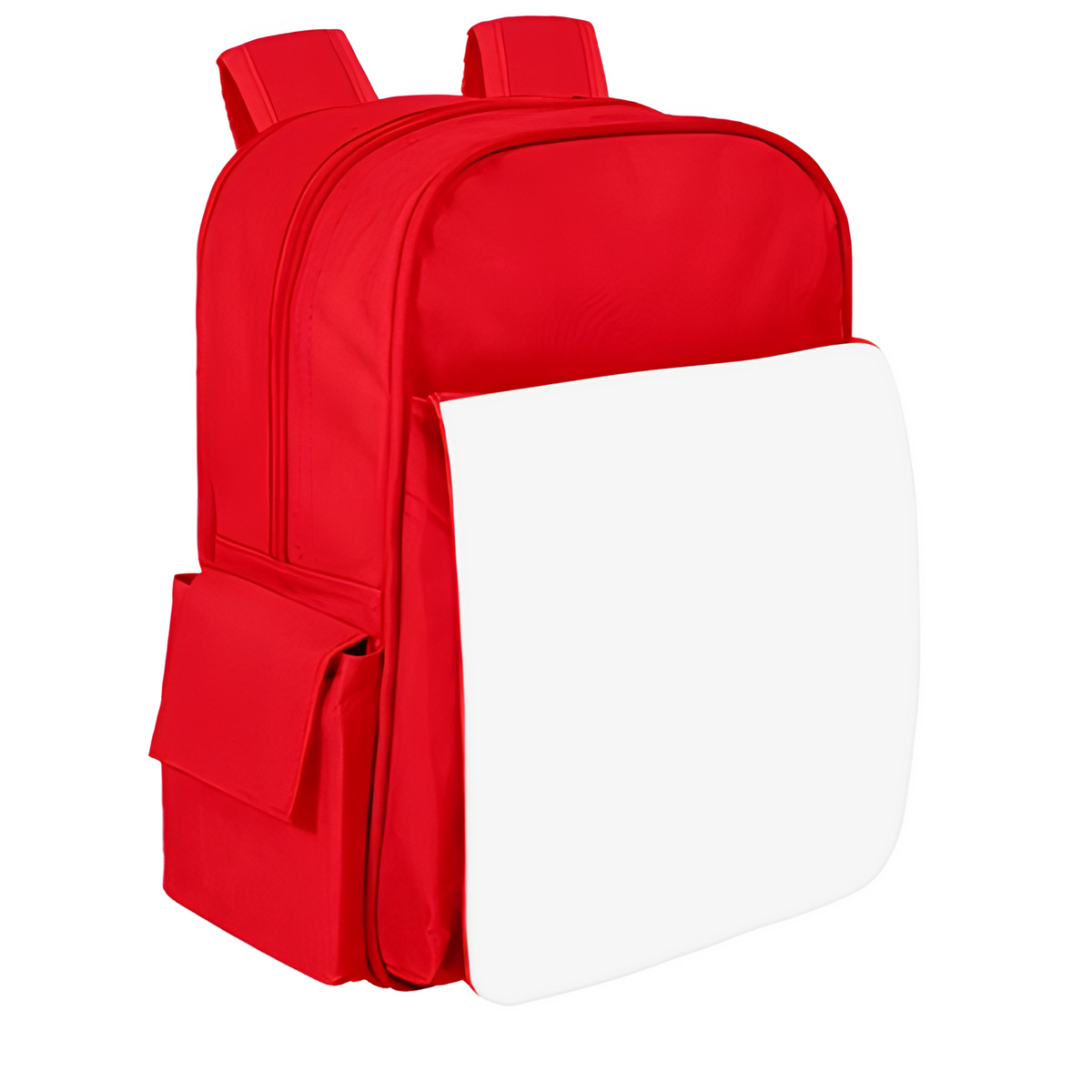 Motxilla infantil personalitzada 4 Mochila infantil personalizada roja con solapa intercambiable