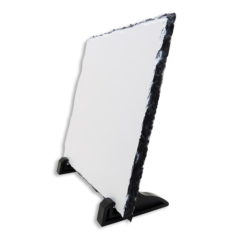 Personalisierter Schiefer-Fotohalter 2 Portafoto de piedra personalizado