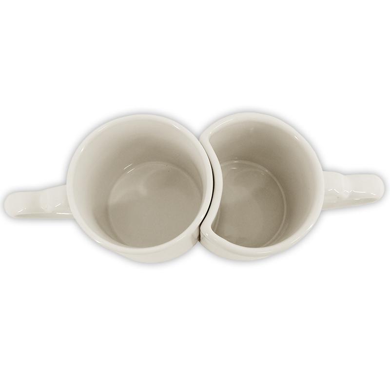 Tassa doble cor personalitzada 4 Taza doble corazón personalizada
