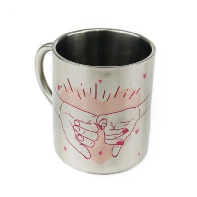 Taza metálica personalizada