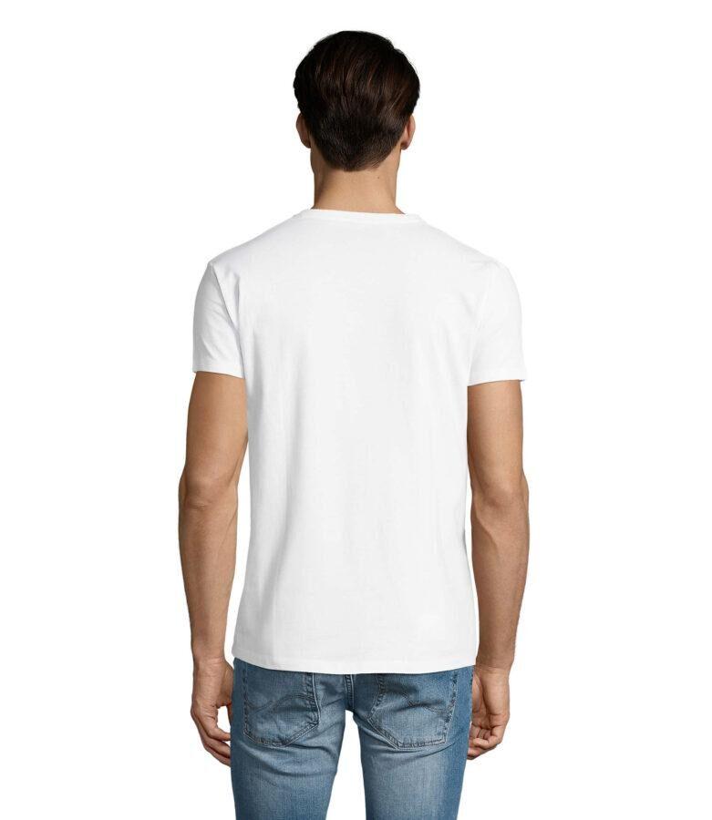 Personalisiertes Herren-T-Shirt mit V-Ausschnitt 2 Camiseta con cuello pico para hombre personalizada