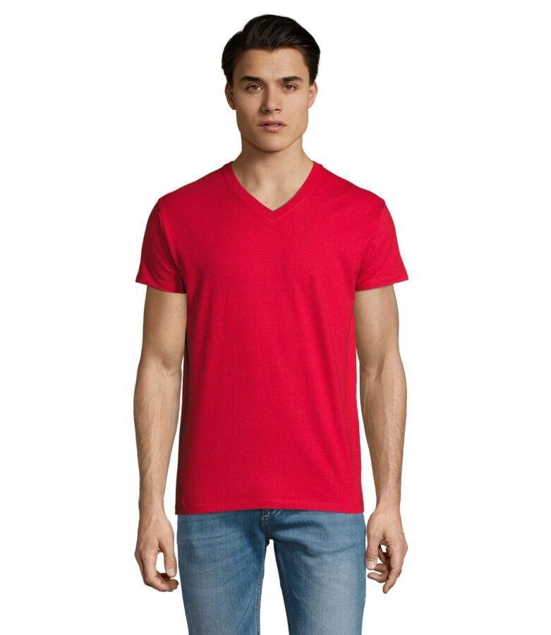 Personalisiertes Herren-T-Shirt mit V-Ausschnitt 3 Camiseta con cuello pico para hombre personalizada