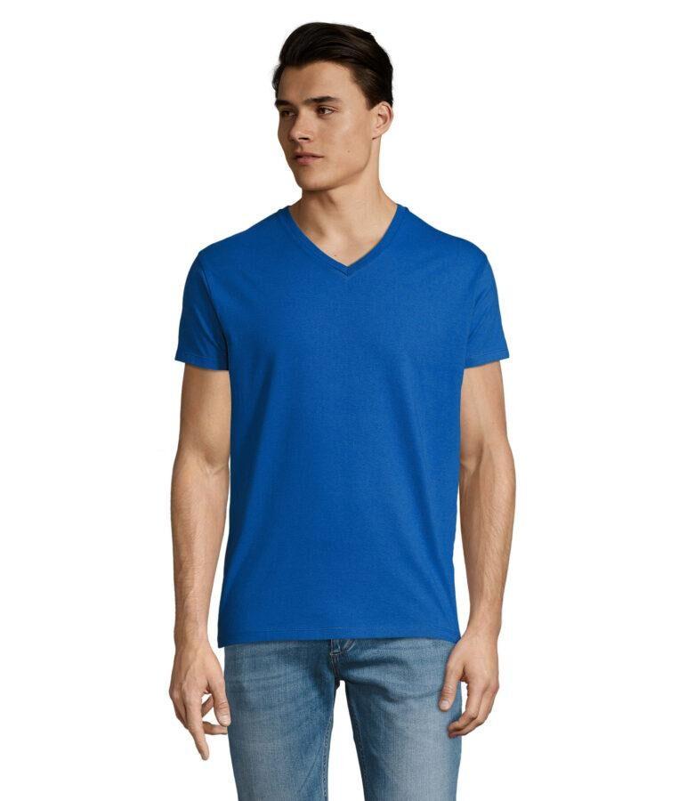 Personalisiertes Herren-T-Shirt mit V-Ausschnitt 5 Camiseta con cuello pico para hombre personalizada