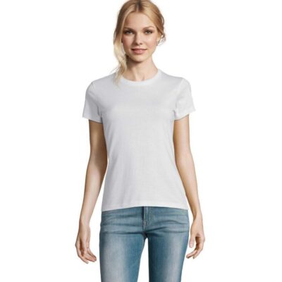 Startseite 95 Camiseta con cuello redondo personalizada para mujer