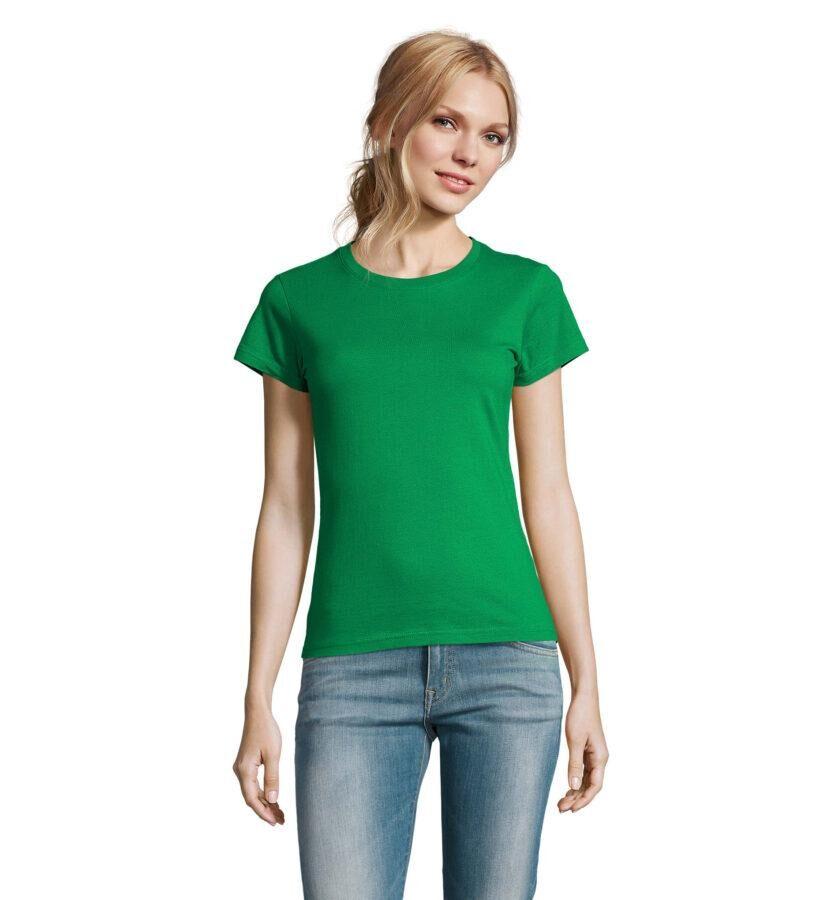 Samarreta personalitzada dona coll rodó 4 Camiseta con cuello redondo personalizada para mujer