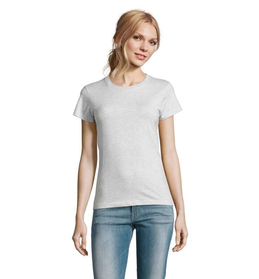 Samarreta personalitzada dona coll rodó 14 Camiseta con cuello redondo personalizada para mujer