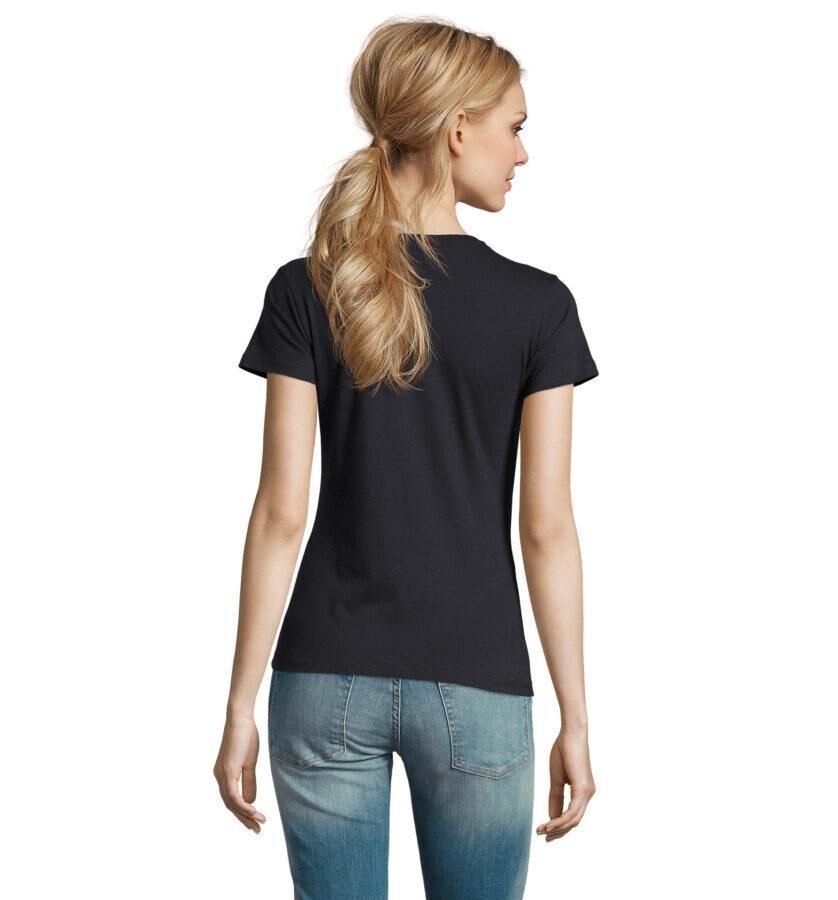 Samarreta personalitzada dona coll rodó 15 Camiseta con cuello redondo personalizada para mujer