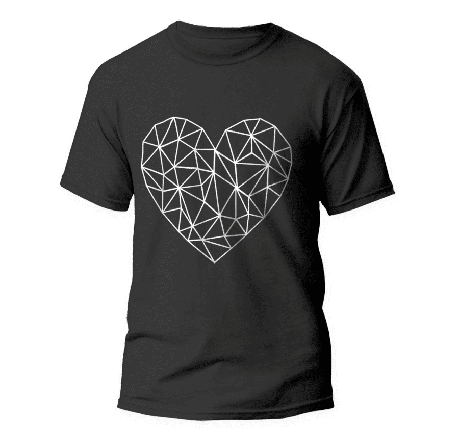 Camiseta Corazón 1 Camiseta Corazón para hombre y mujer