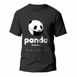 Camiseta Panda Antivirus para hombre y mujer