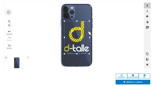 Personalizador de fundas de móvil