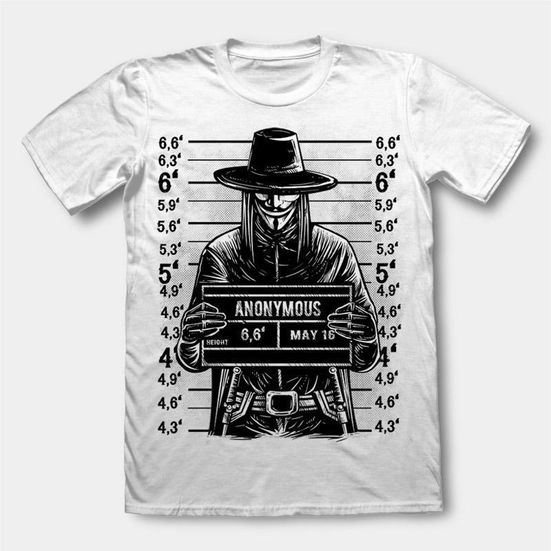 Camiseta Anonymous 1 Camiseta Anonymous