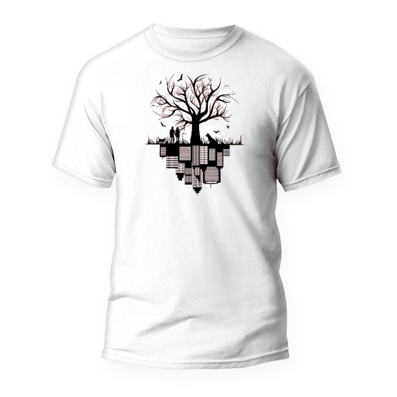 Stadtbaum T-Shirt 1 Camiseta Árbol ciudad