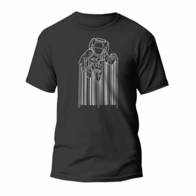 Camiseta Astronauta con líneas