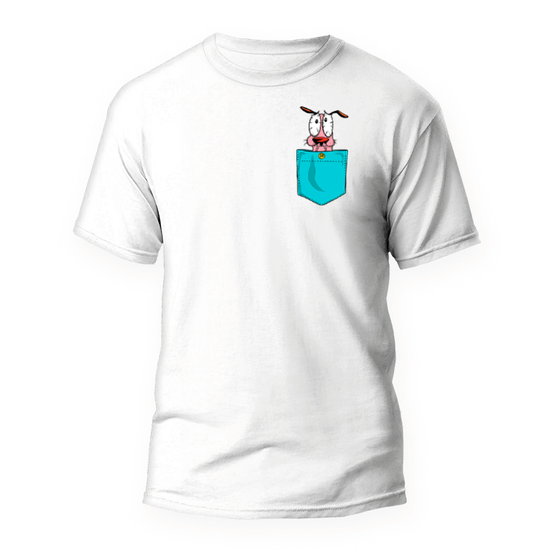 Camiseta Bolsillo Agallas Perro Cobarde 1 Camiseta Bolsillo Agallas Perro Cobarde