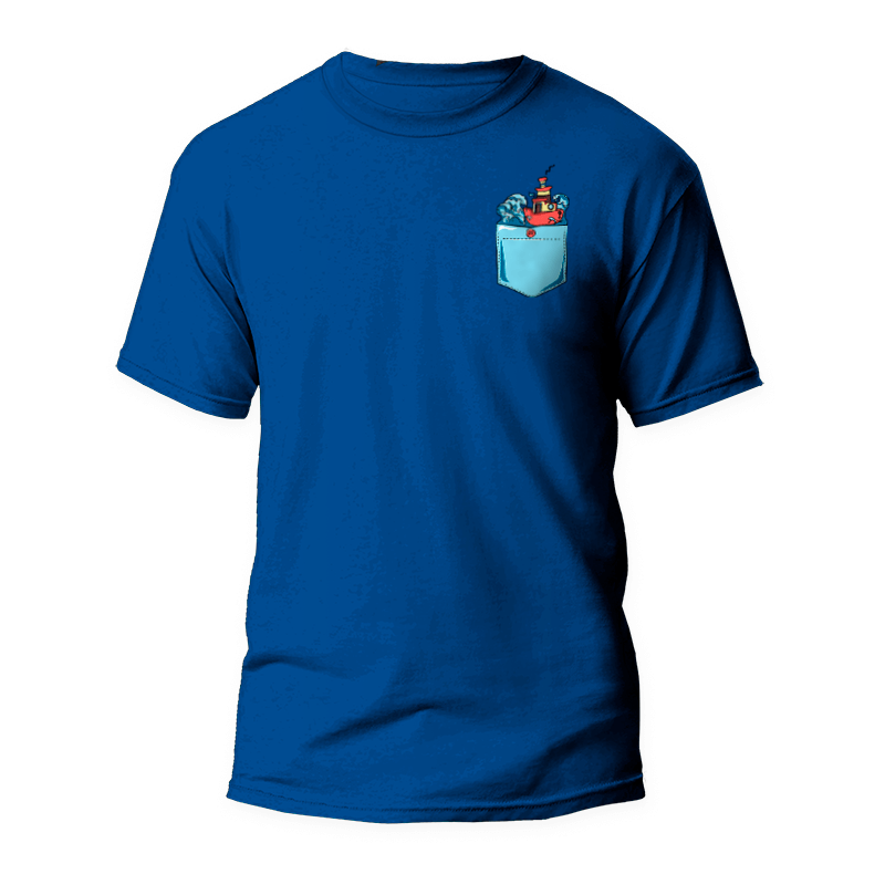 Bolsillo Barco T-shirt 1 Camiseta Bolsillo Barco