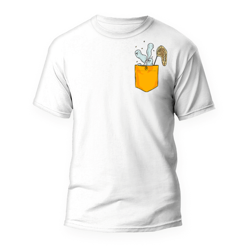 Bolsillo Fantasmas T-Shirt 1 Camiseta Bolsillo Fantasmas