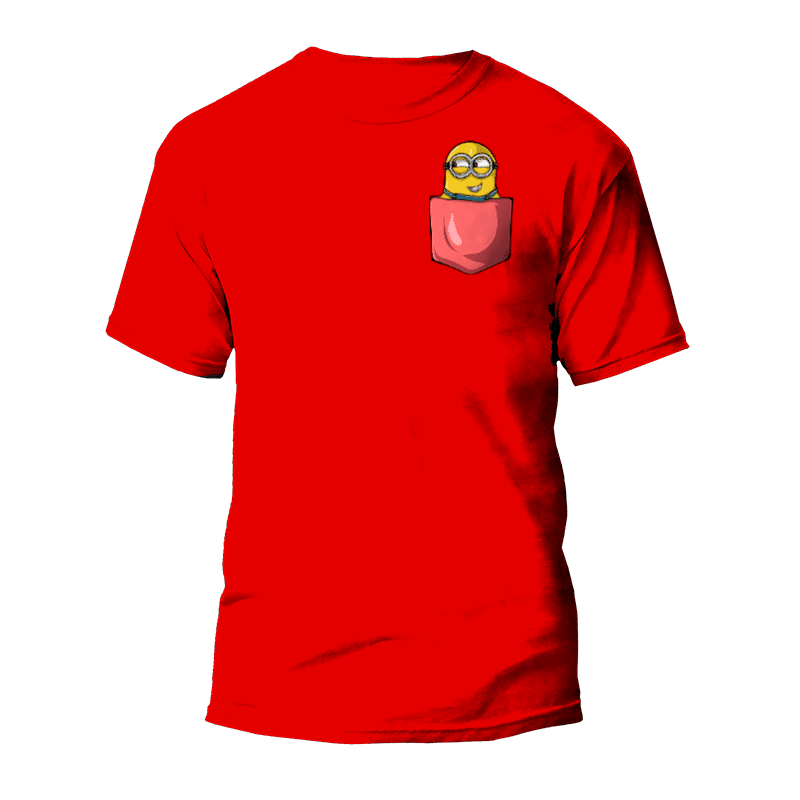 Camiseta Bolsillo Minion 1 Camiseta Bolsillo Minion