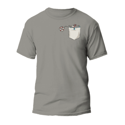 Camiseta Bolsillo Nadador
