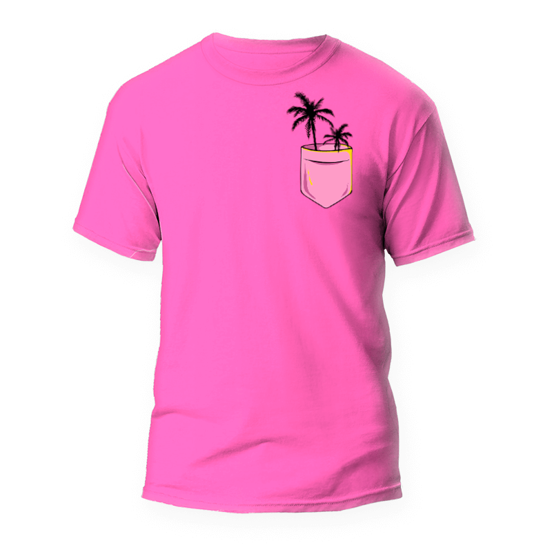 Samarreta Bolsillo Palmeras 1 Camiseta Bolsillo Palmeras