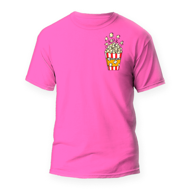 Camiseta Bolsillo Palomitas de Maíz 1 Camiseta Bolsillo Palomitas de Maíz