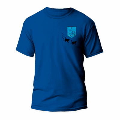 Camiseta Bolsillo Peces