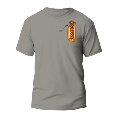 Camiseta Bolsillo Perro Salchicha