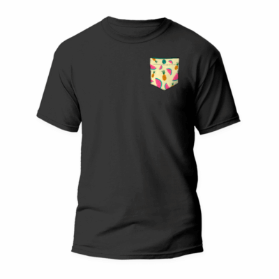 Camiseta Bolsillo Piñas y Sandías