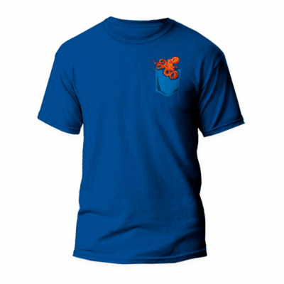 Camiseta Bolsillo Pulpo