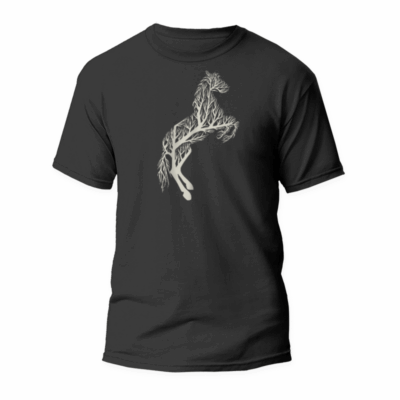 Camiseta Caballo ramas