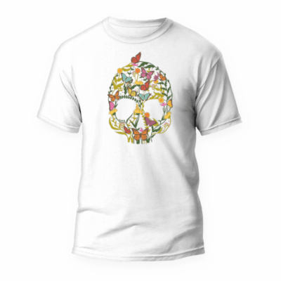 Camiseta Calavera Flores
