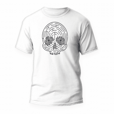 Camiseta Calavera Laberinto