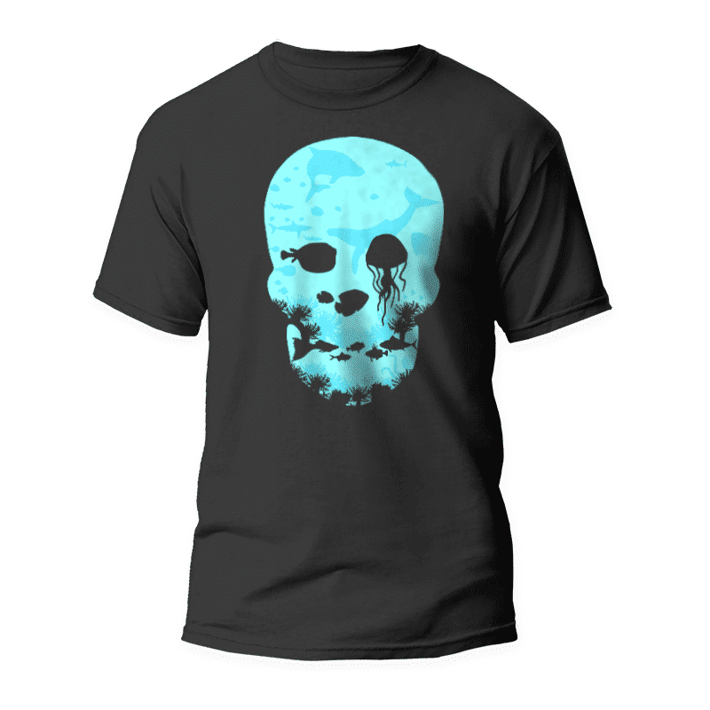 Samarreta Calavera marina 1 Camiseta Calavera marina