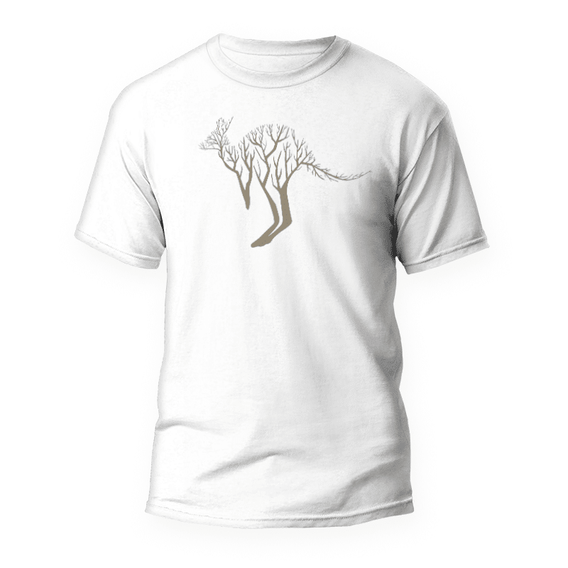Canguro Ramas T-Shirt 1 Camiseta Canguro Ramas