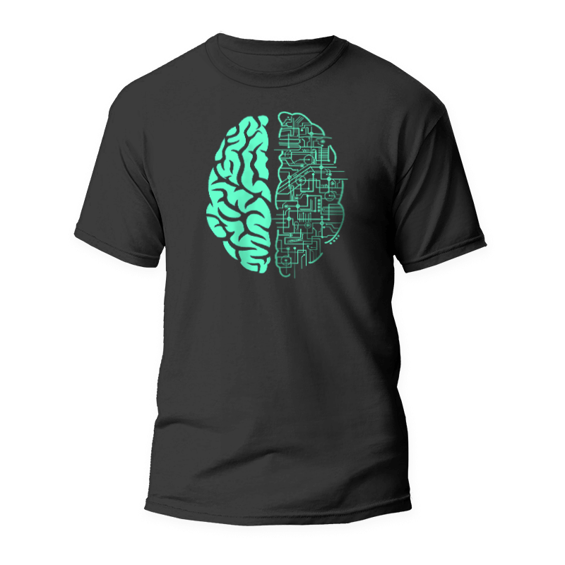 Cerebro T-Shirt 1 Camiseta Cerebro