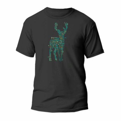 Camiseta Ciervo tecnológico