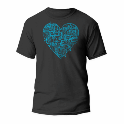 Camiseta Corazón Eléctrico